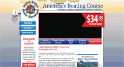 Desktop Screenshot of americasboatingcourse.com