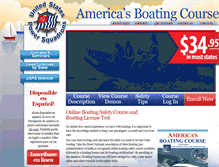 Tablet Screenshot of americasboatingcourse.com